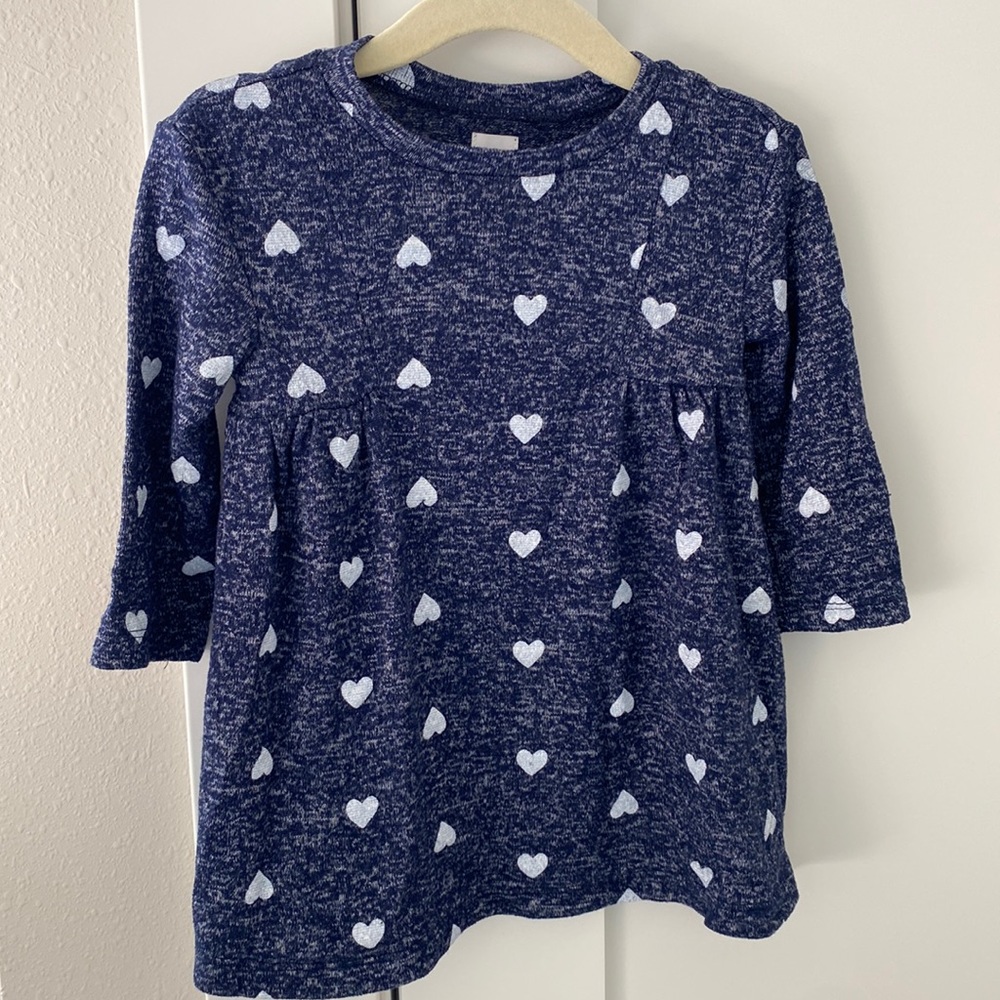 Gap Cozy heart print dress
